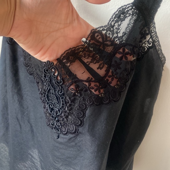 Vintage Christian Dior Lace Tank Top - Picture 4 of 7